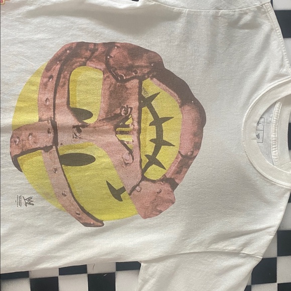 Travis Scott White Tee with Graphic Design. Bought never worn or washed. - Picture 1 of 4